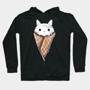 Sweet Easter Bunny Ice Cream Cone On Easter Hoodie